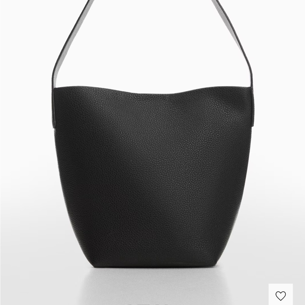 NWT - Leather Effect Bucket Bag